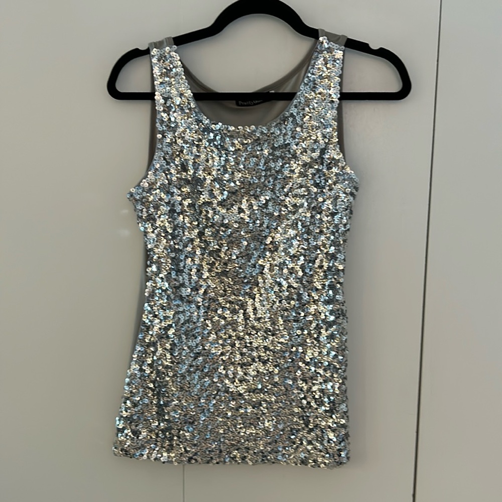 Sequin tank top